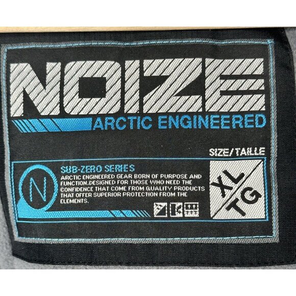 Noize Mens Winter Jacket Sub Zero Series Ski Snowboard Lined Insulated Black XL - Picture 16 of 16